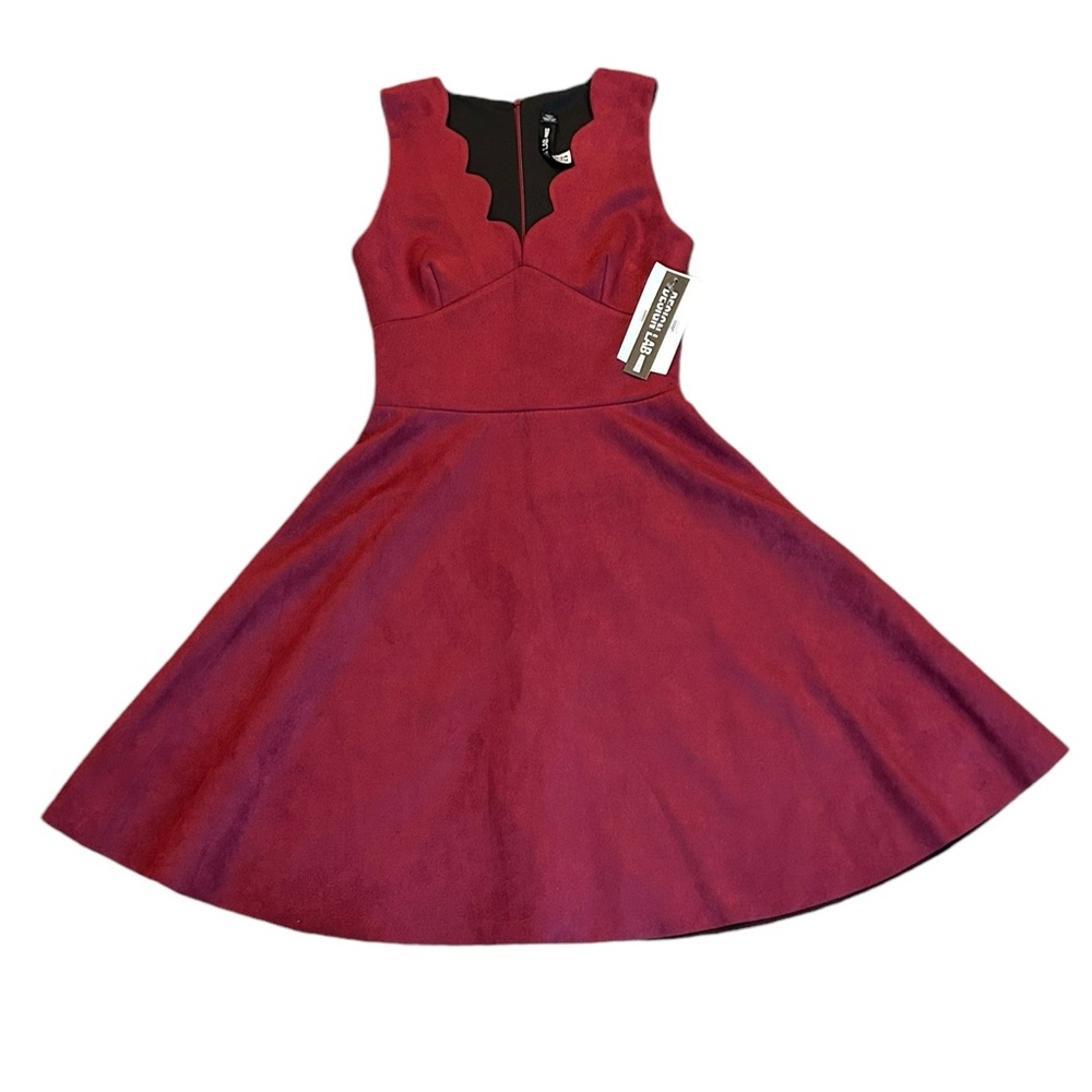 LORD & TAYLOR faux suede dress nwt